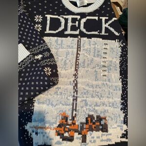 Game of Thrones ugly Christmas sweater the wall